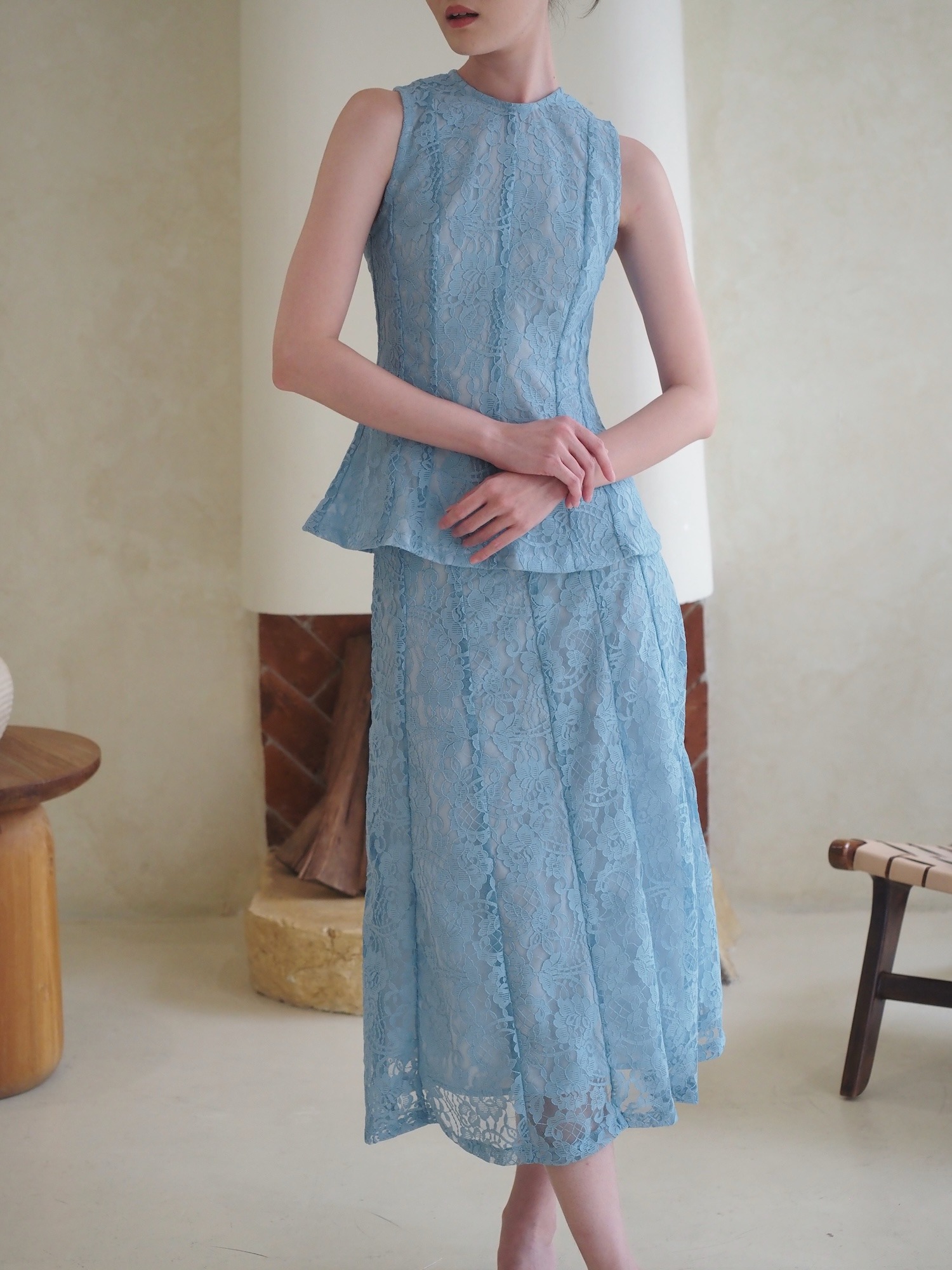 Lily Top Blue