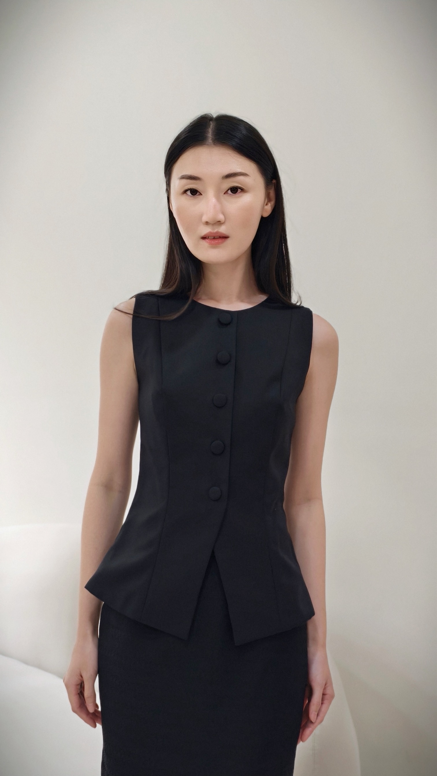 Poppy Vest In Black