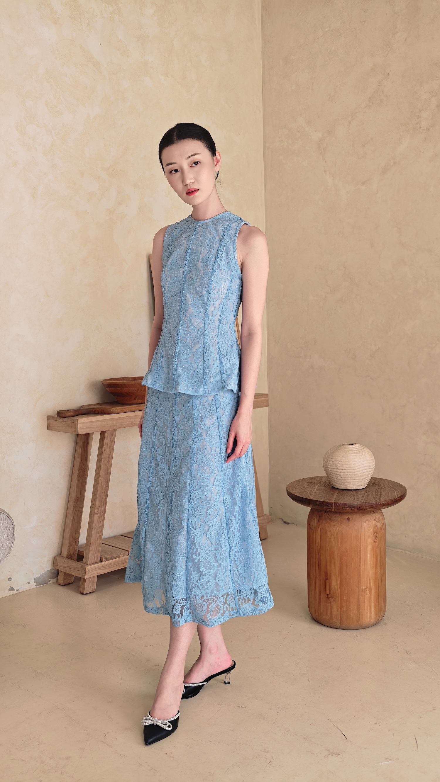 Lily Top Blue