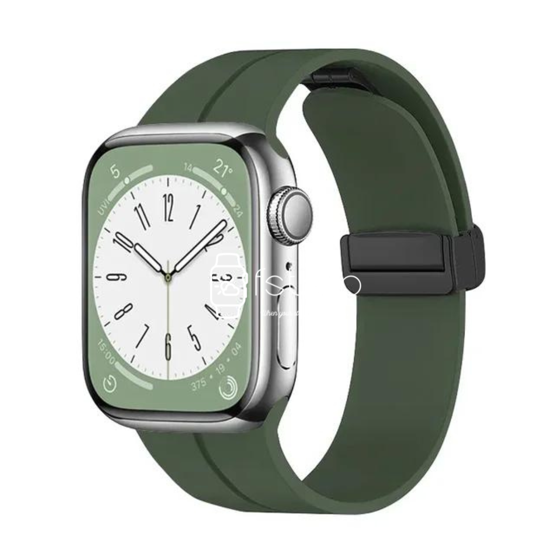 Magnetic Rubber Band Strap For Apple Watch