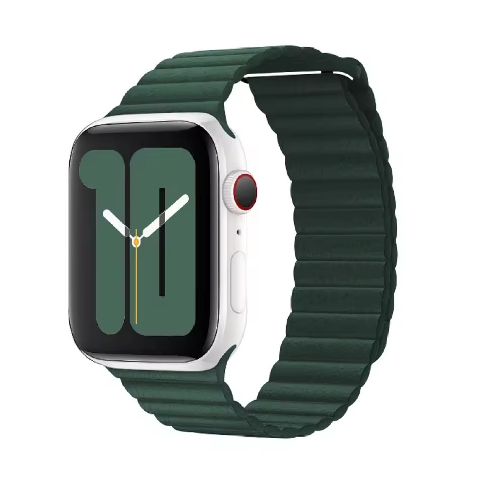 Leather Magnetic Textured Strap for Apple Watch