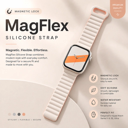 MagFlex Silicone Band for Apple Watch