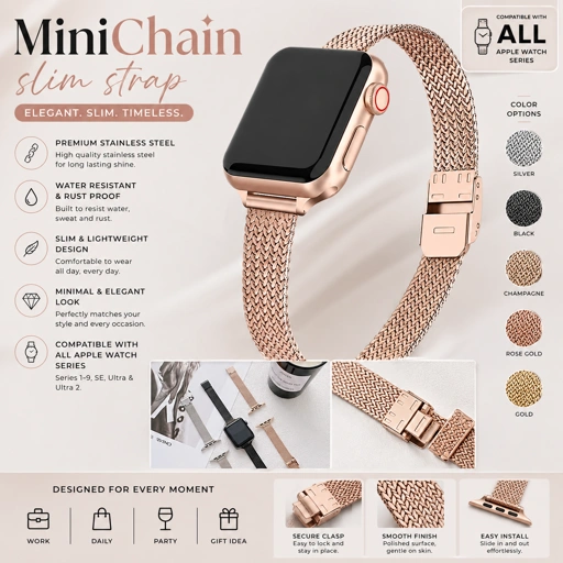 MiniChain Slim Strap for Apple Watch