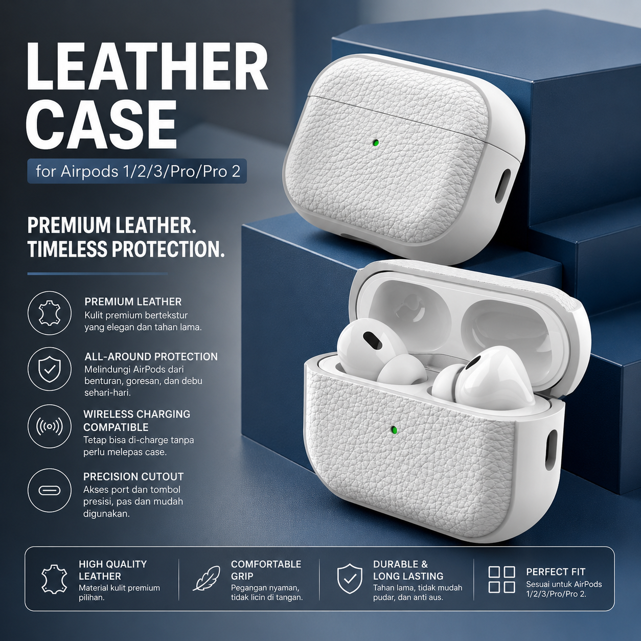 Leather Case for AirPods