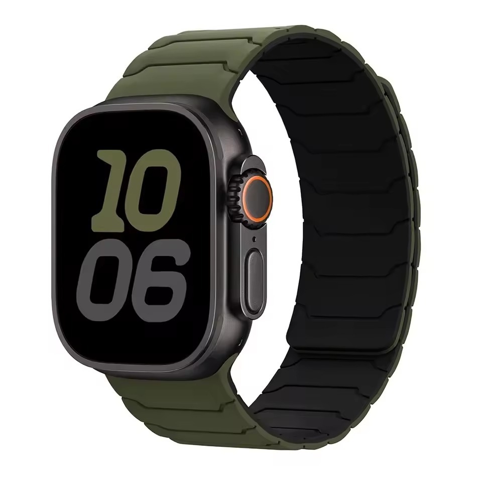 SnapLux Magnetic Silicone Strap For Apple Watch