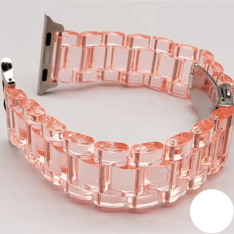 Glassy Resin Transparent Strap For Apple Watch