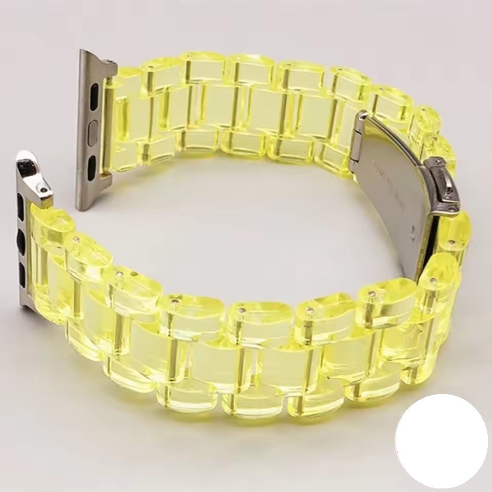 Glassy Resin Transparent Strap For Apple Watch