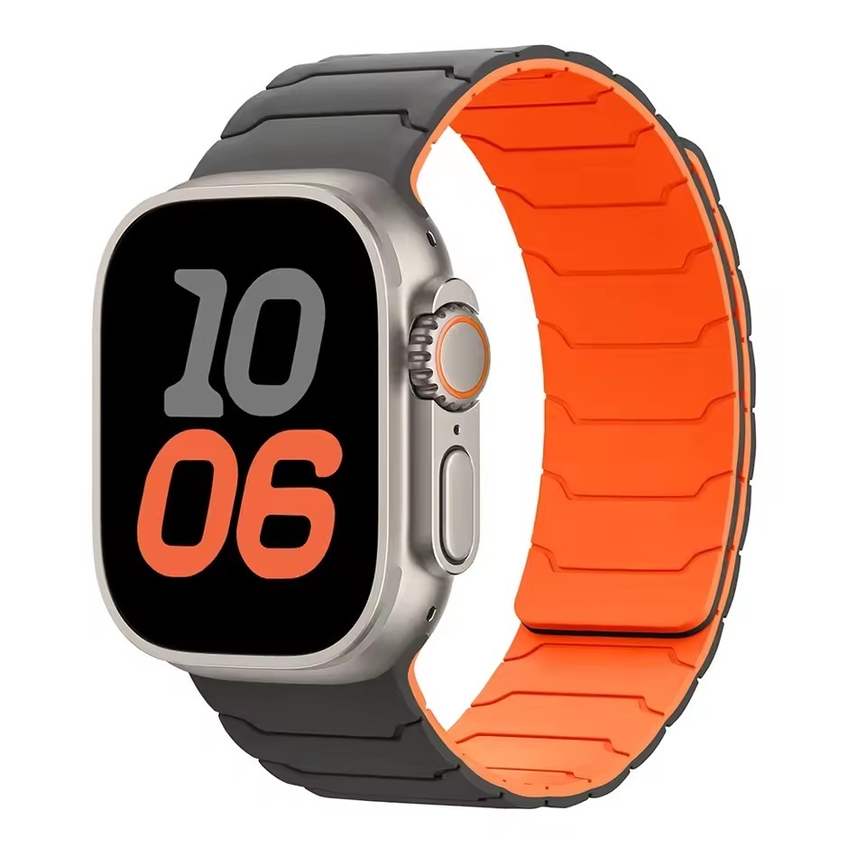 SnapLux Magnetic Silicone Strap For Apple Watch