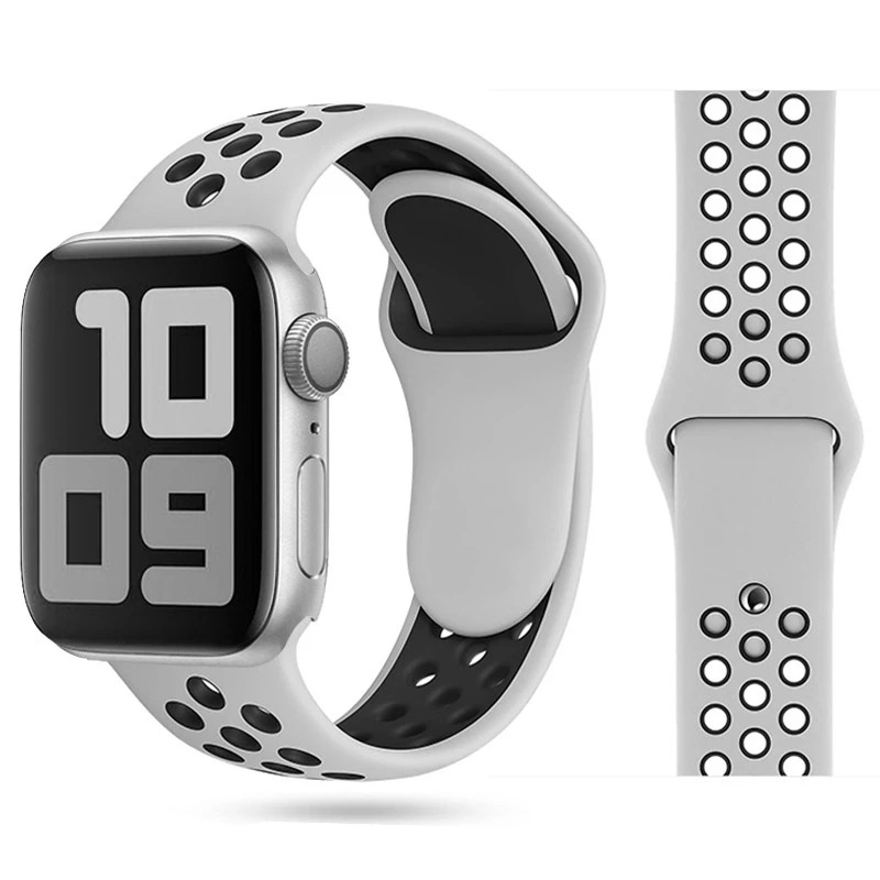 Active Rubber Breathable Strap for Apple Watch