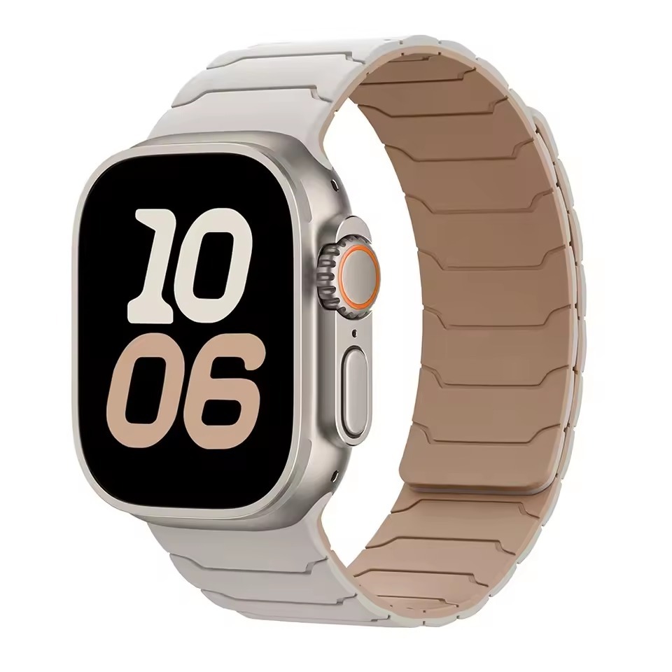 SnapLux Magnetic Silicone Strap For Apple Watch
