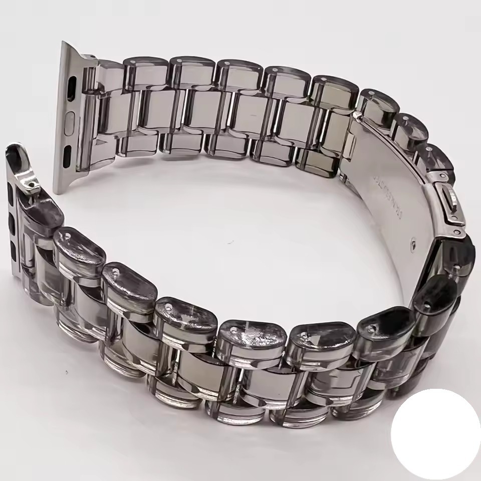 Glassy Resin Transparent Strap For Apple Watch