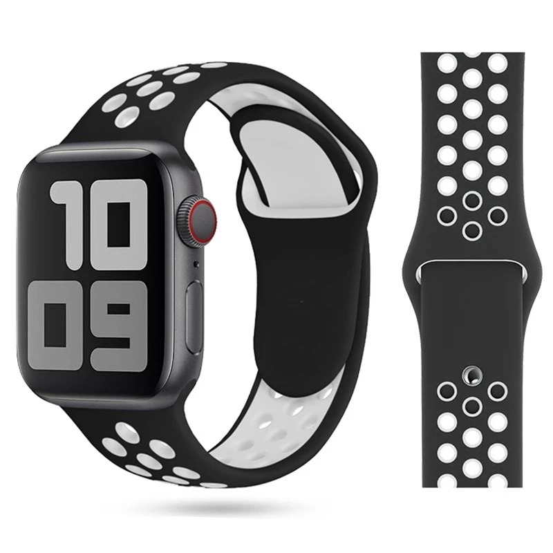 Active Rubber Breathable Strap for Apple Watch