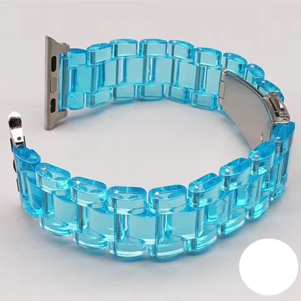Glassy Resin Transparent Strap For Apple Watch
