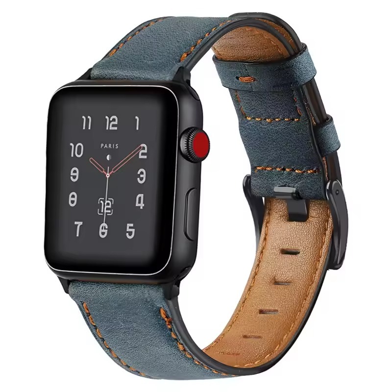 Heritage Classic Leather Strap For Apple Watch