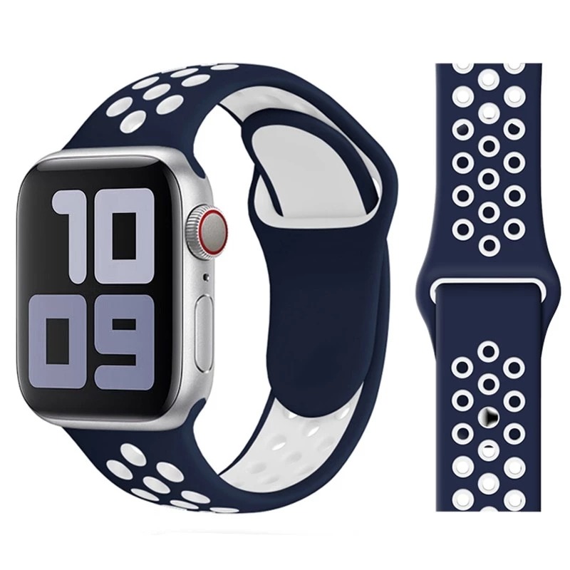 Active Rubber Breathable Strap for Apple Watch
