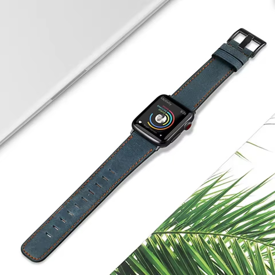 Heritage Classic Leather Strap For Apple Watch
