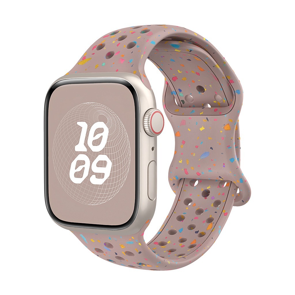 Rubber Colour Splash Breathable for Apple Watch