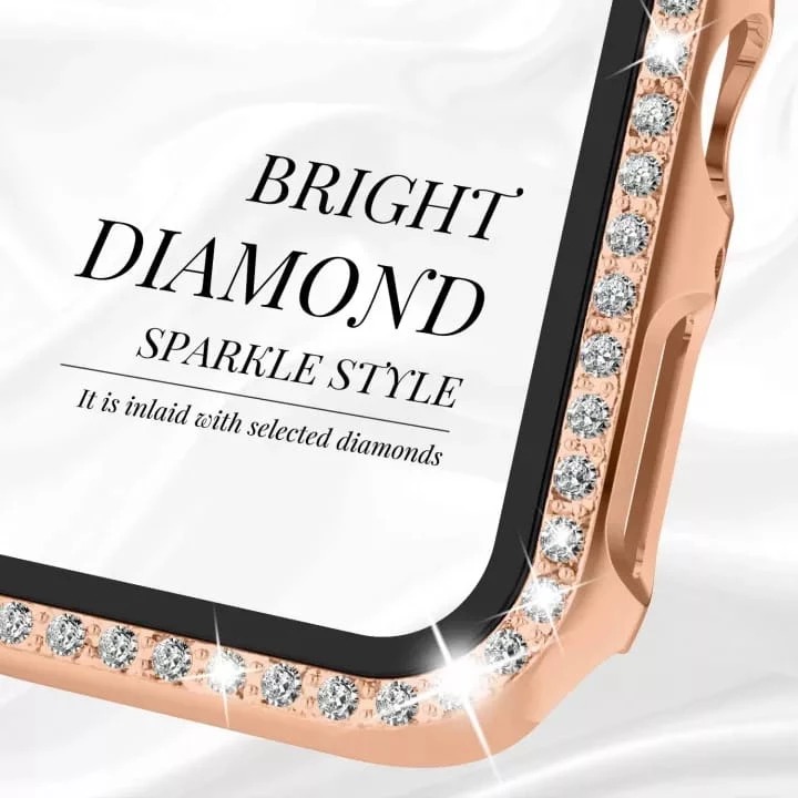Diamond Protective Cover Case For Body Apple Watch