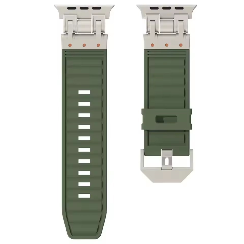Wave Texture Silicone Band for Apple Watch