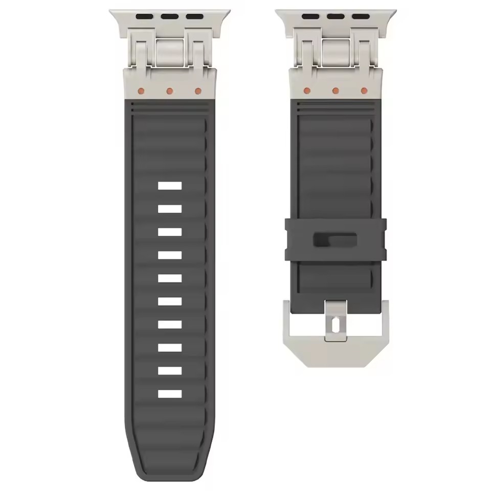 Wave Texture Silicone Band for Apple Watch
