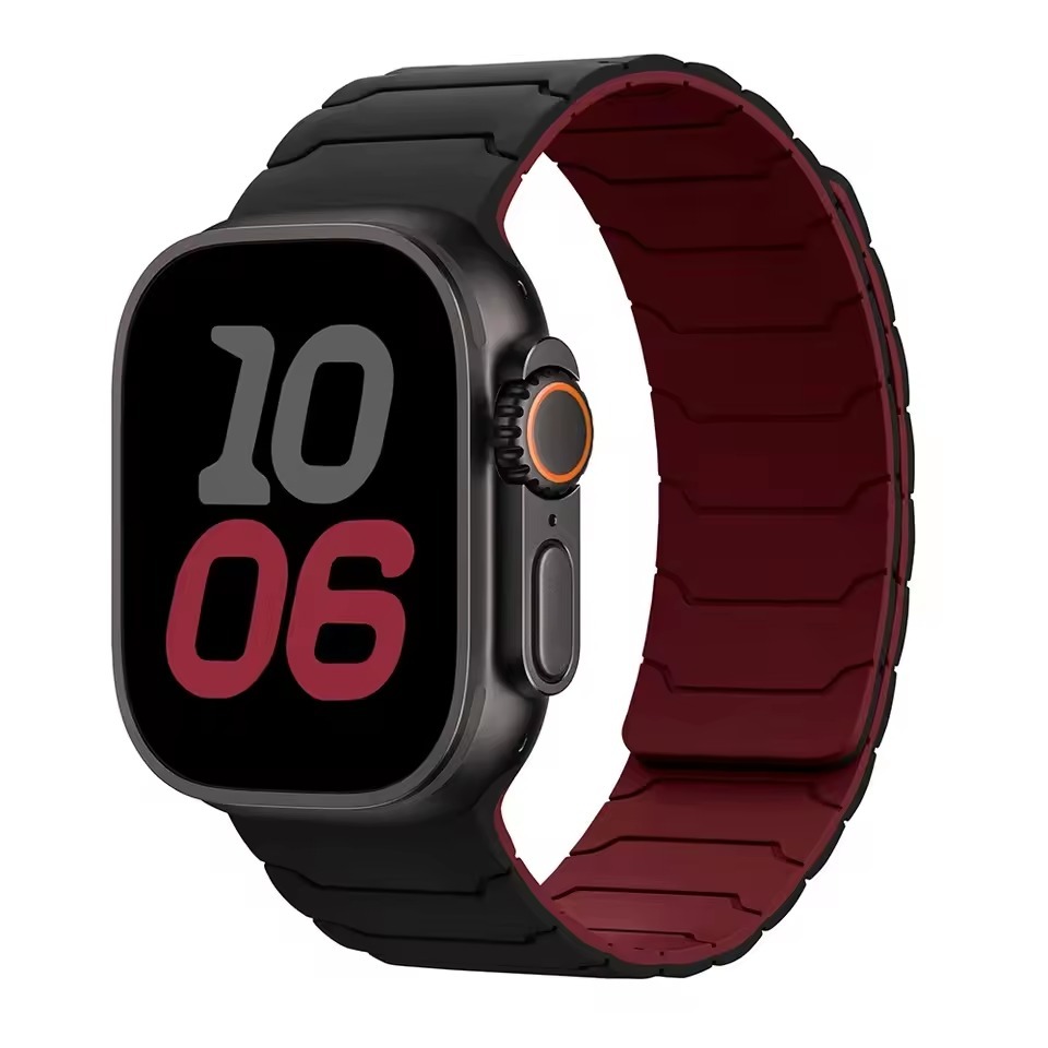 SnapLux Magnetic Silicone Strap For Apple Watch