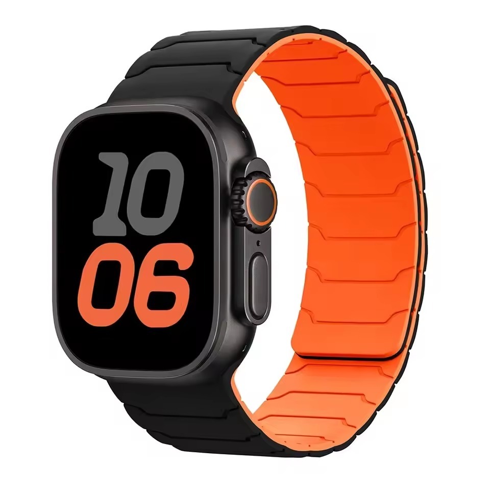SnapLux Magnetic Silicone Strap For Apple Watch
