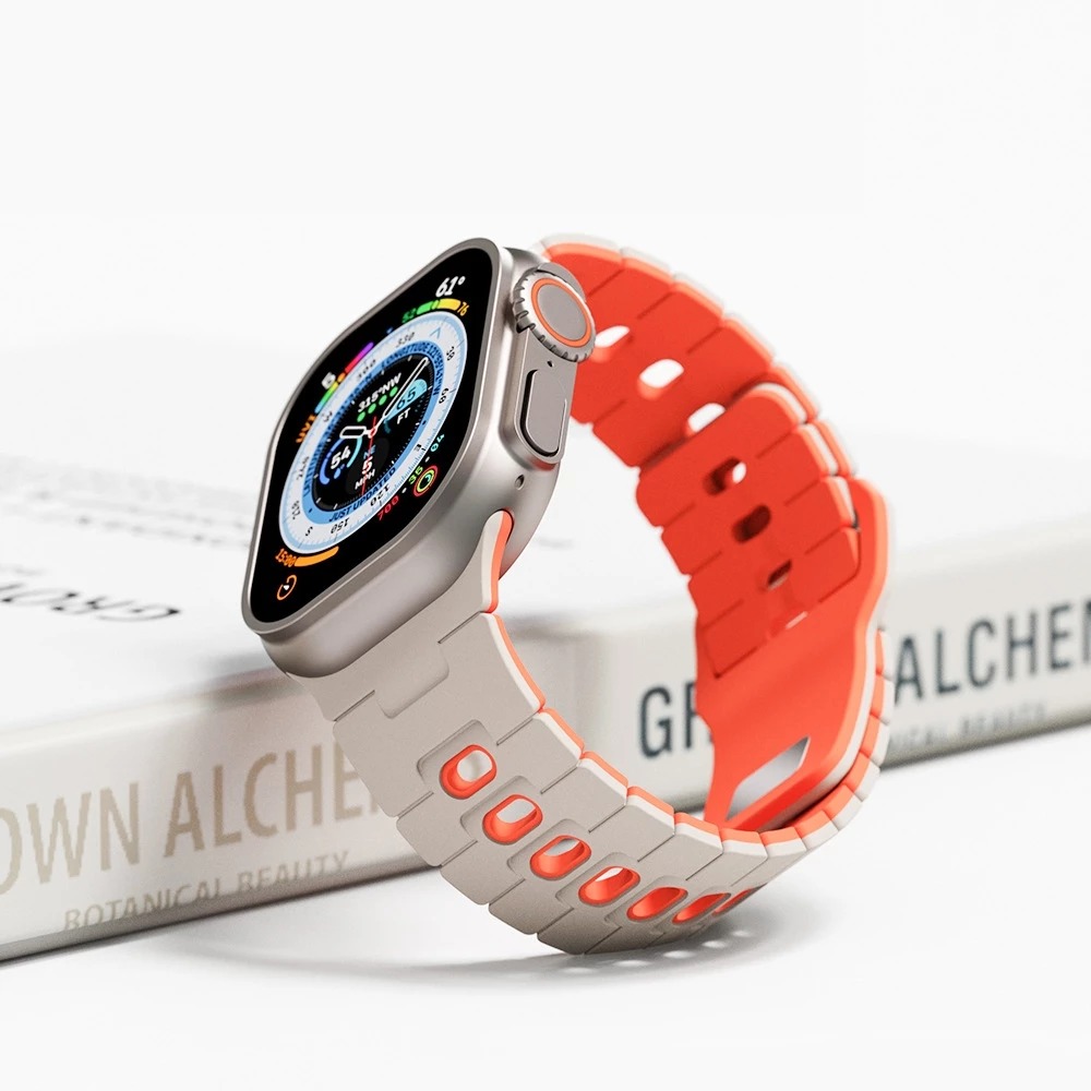 DualLayer Sport Silicone Band For Apple Watch
