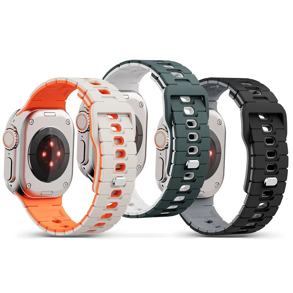 DualLayer Sport Silicone Band For Apple Watch