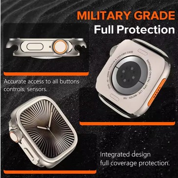 MetalArmor Aluminium Full Cover Case for Apple Watch