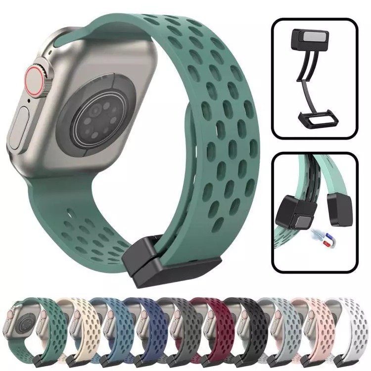 ActiveFold Magnetic Sport Silicone Strap for Apple Watch