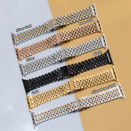 Image of SolidSteel Premium Bracelet Stainless Strap for Apple Watch