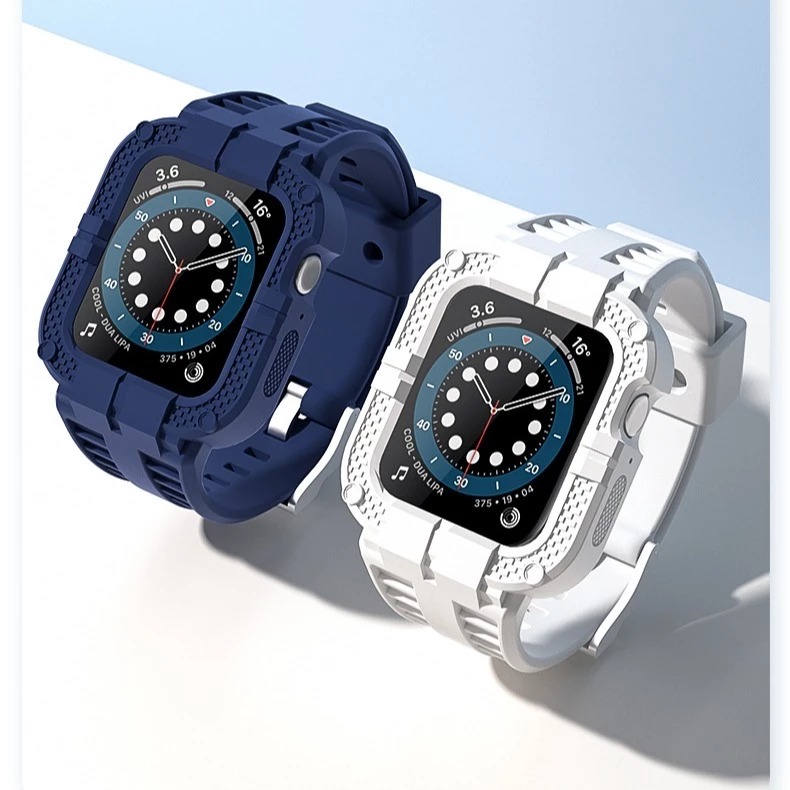 Rugged Sport WatchBand Case Series For Apple Watch