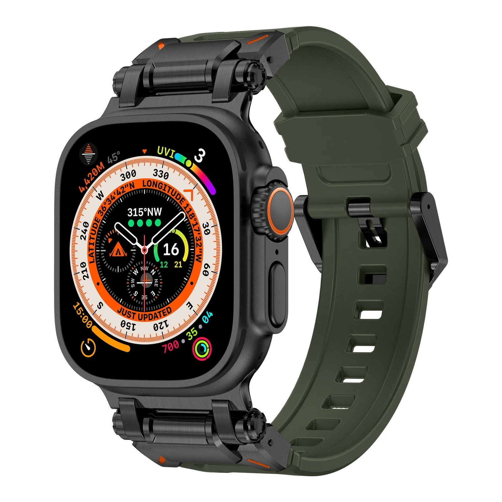 ExplorerPro Silicone Strap for Apple Watch