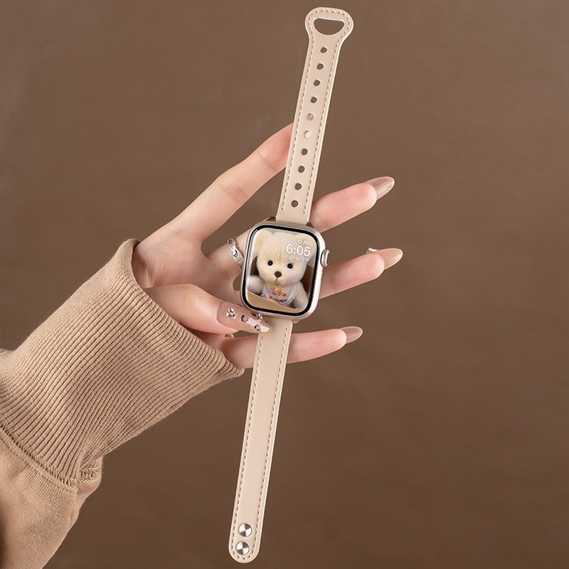 Slim Premium Genuine Leather For Apple Watch