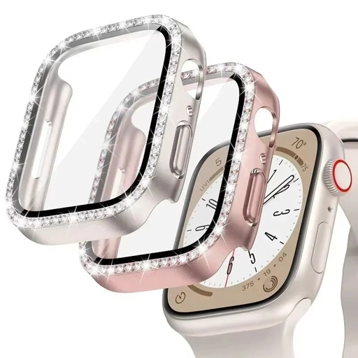 Image of Diamond Protective Cover Case For Body Apple Watch