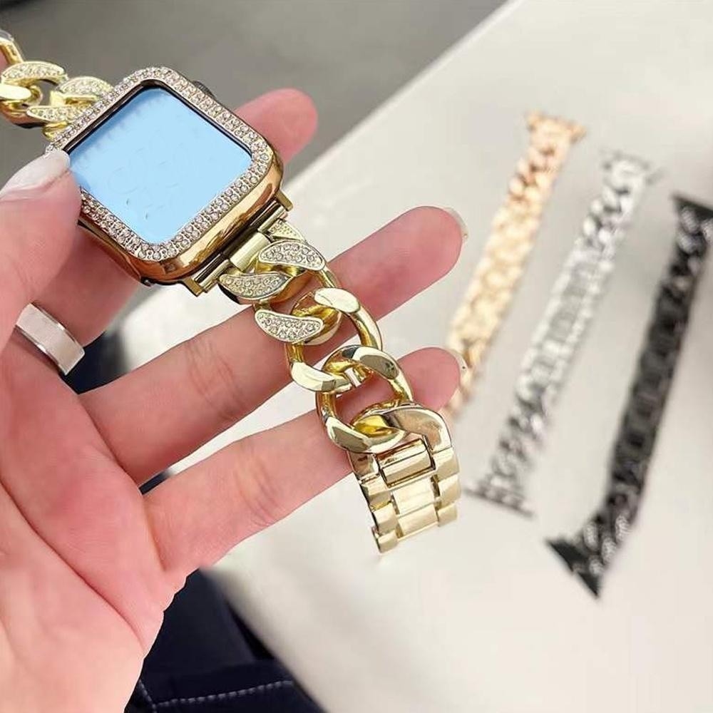 Aurelia Diamond Chain Bracelet Strap for Apple Watch