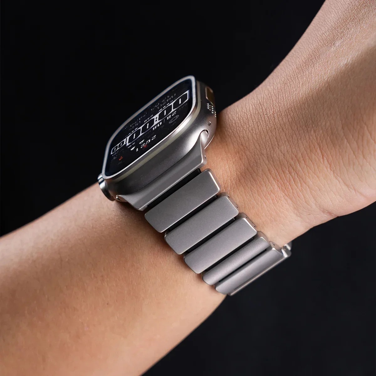 TitanForge Two-Tone Titanium Band for Apple Watch