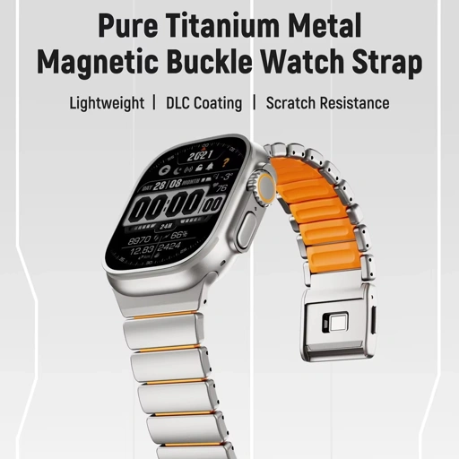 Image of TitanForge Two-Tone Titanium Band for Apple Watch