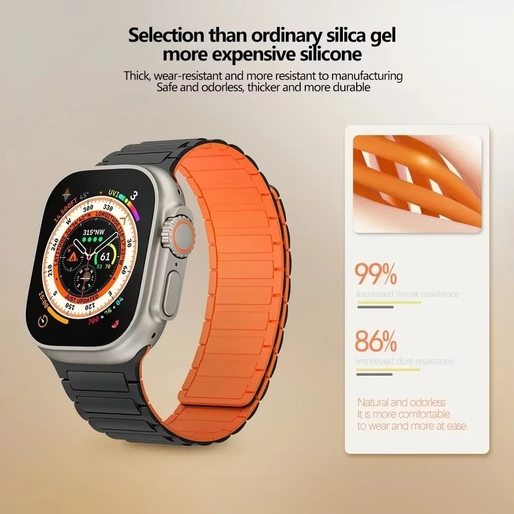 Magnetic Loop Silicone Band for Apple Watch