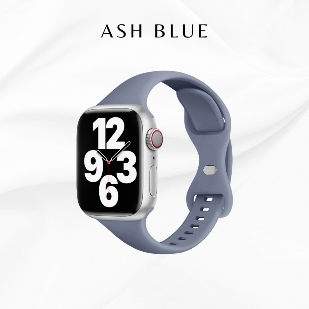 Slim Rubber Band Silicone Strap for Apple Watch