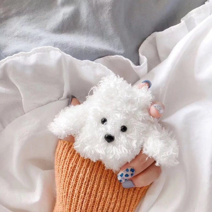 Fluffy Poodle Case for Airpods