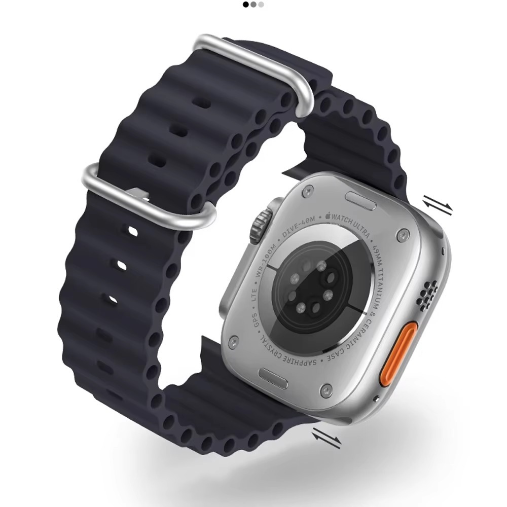 Ocean Band Silicone Strap for Apple Watch