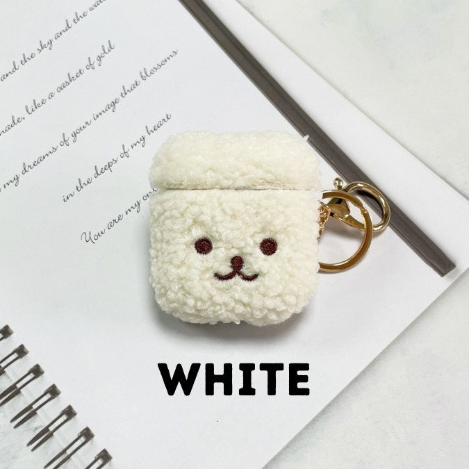 Fluffy Teddy AirPods Case