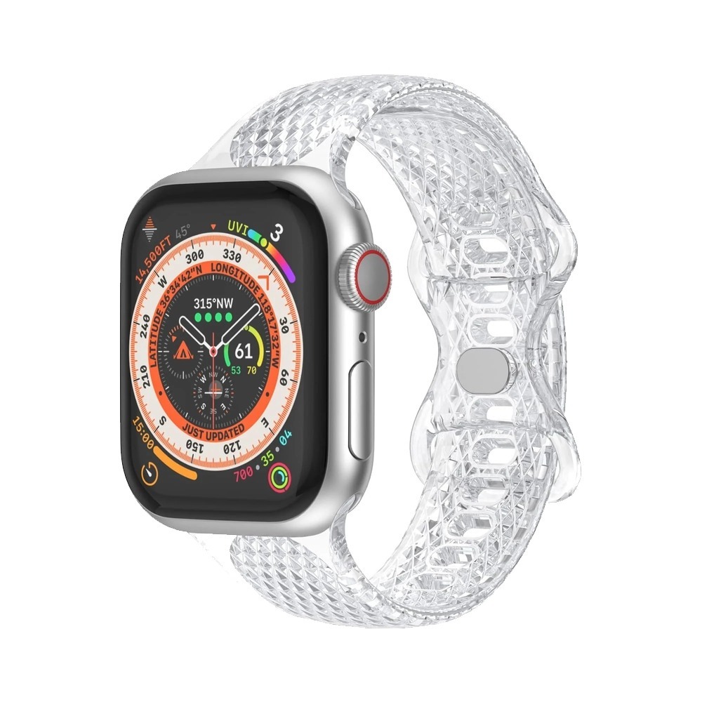 Crystal Transparent Silicone Strap For Apple Watch