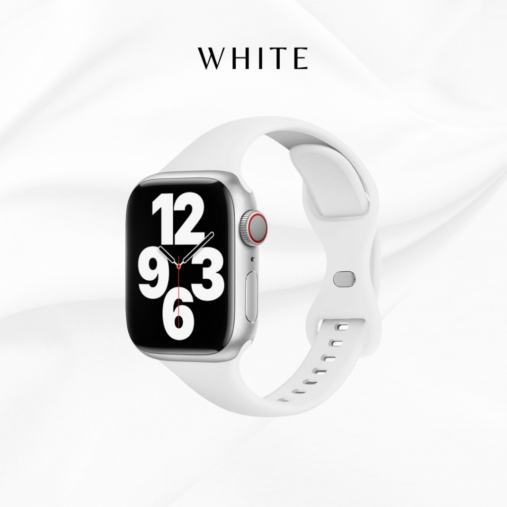 Slim Rubber Band Silicone Strap for Apple Watch