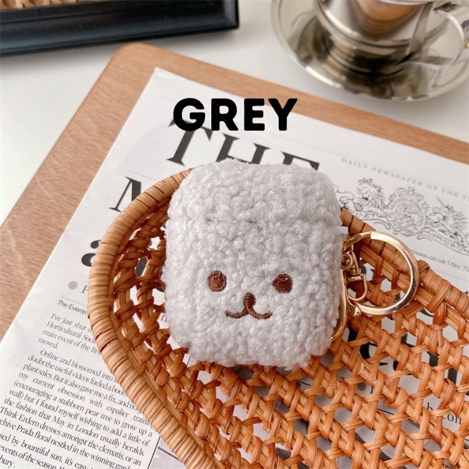 Fluffy Teddy AirPods Case