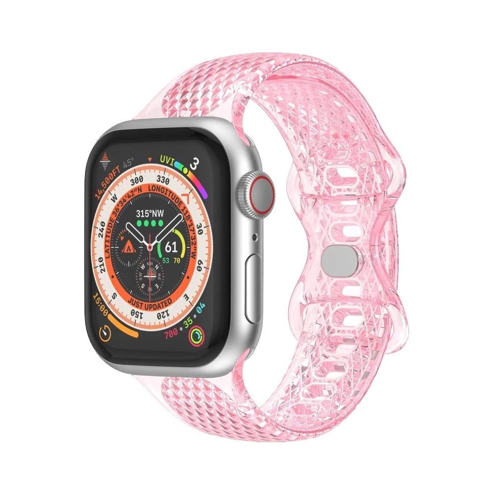 Crystal Transparent Silicone Strap For Apple Watch