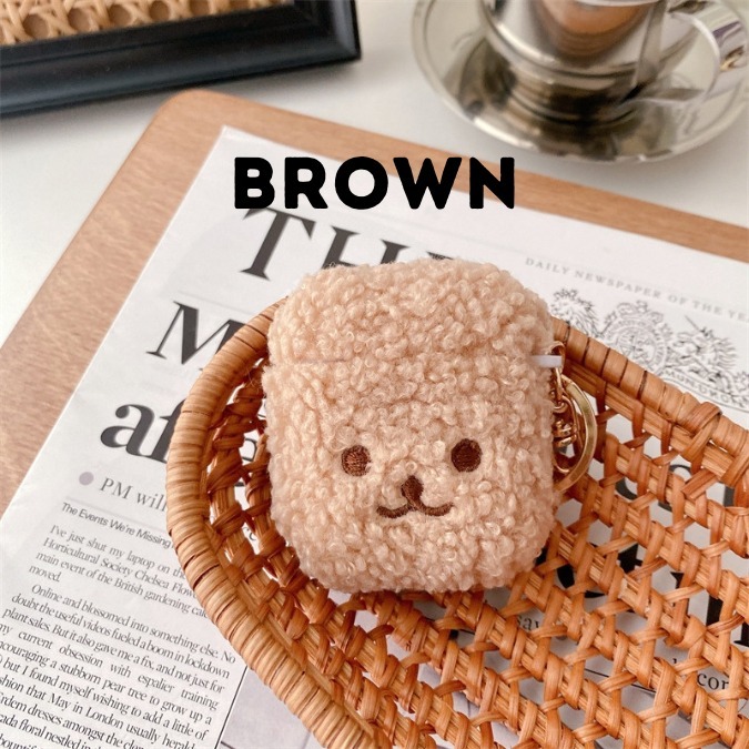 Fluffy Teddy AirPods Case