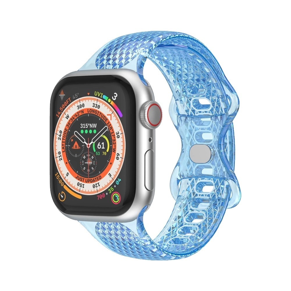 Crystal Transparent Silicone Strap For Apple Watch