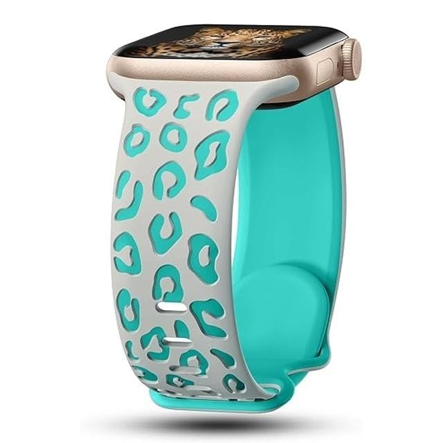 Leopard Engraved Band for Apple Watch
